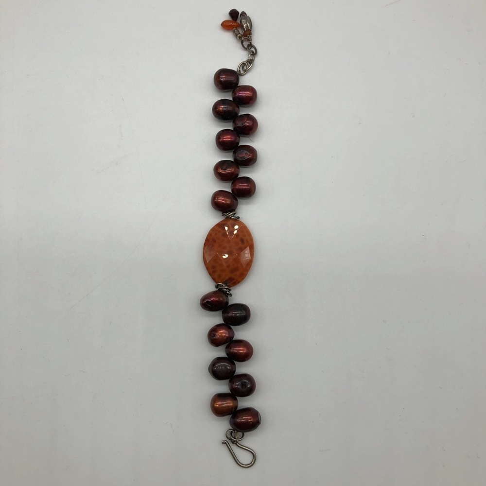 Coral Necklace and Bracelet Set - Picture 7 of 8